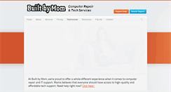 Desktop Screenshot of builtbymom.com